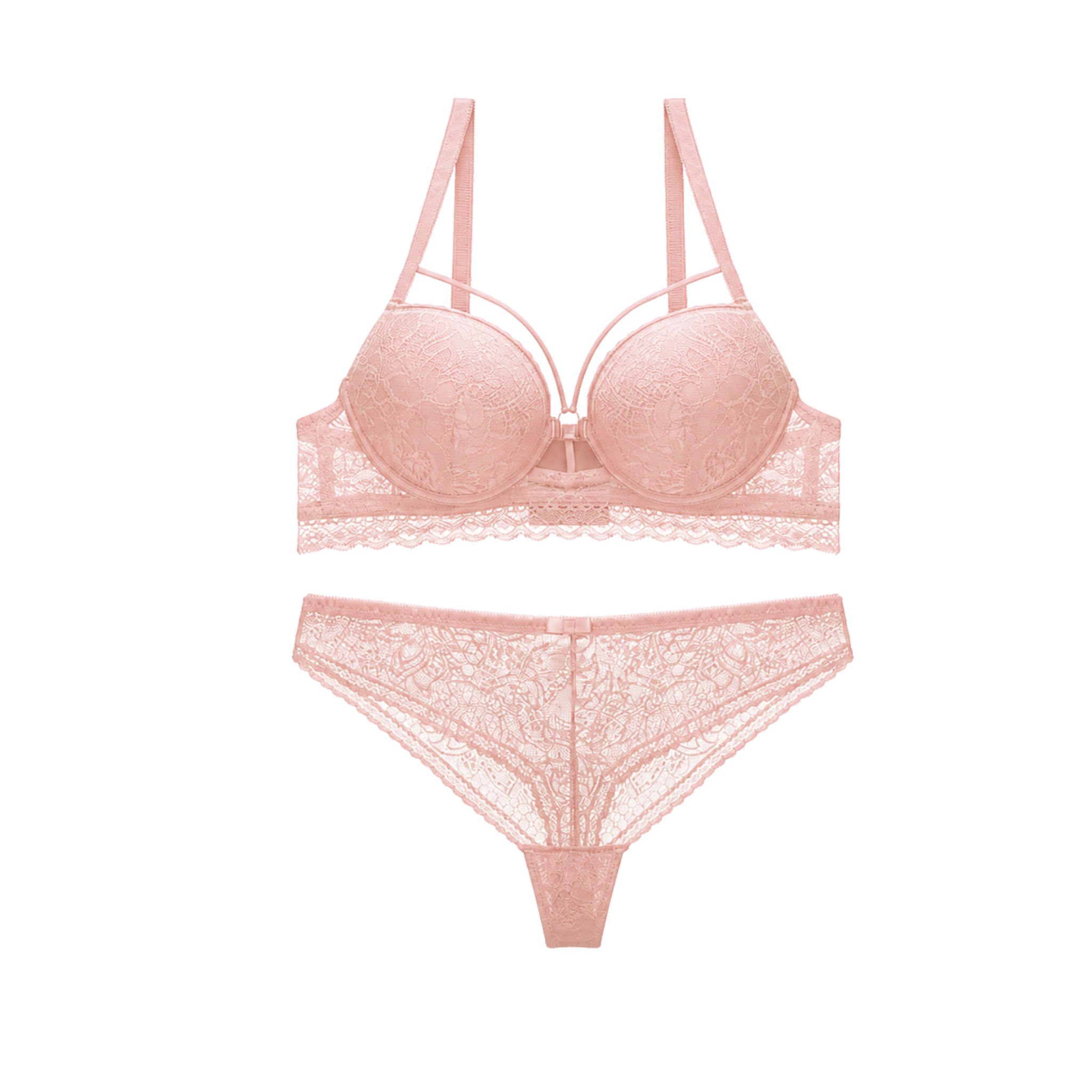 Self-Designe Heavily-Padded Lingerie Set