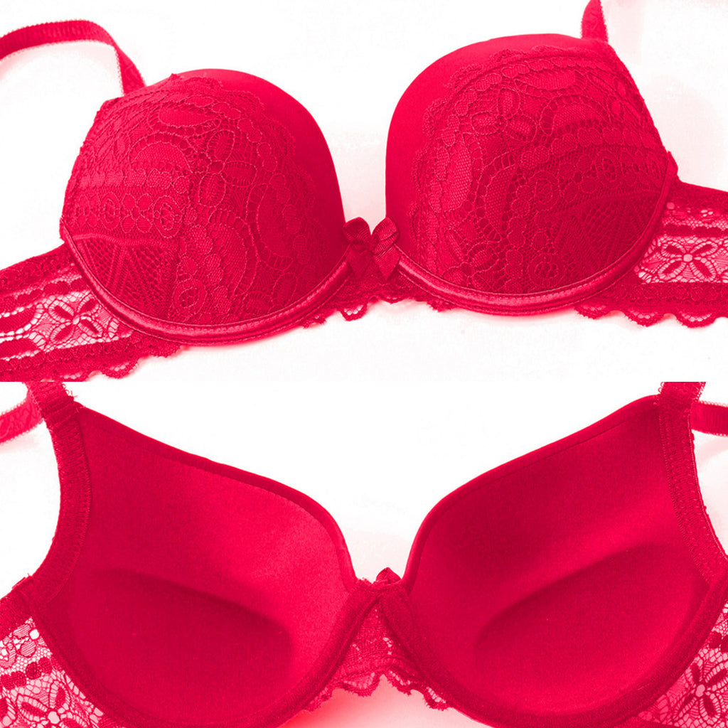 Women Full Coverage Heavily Paddded Lingerie Set