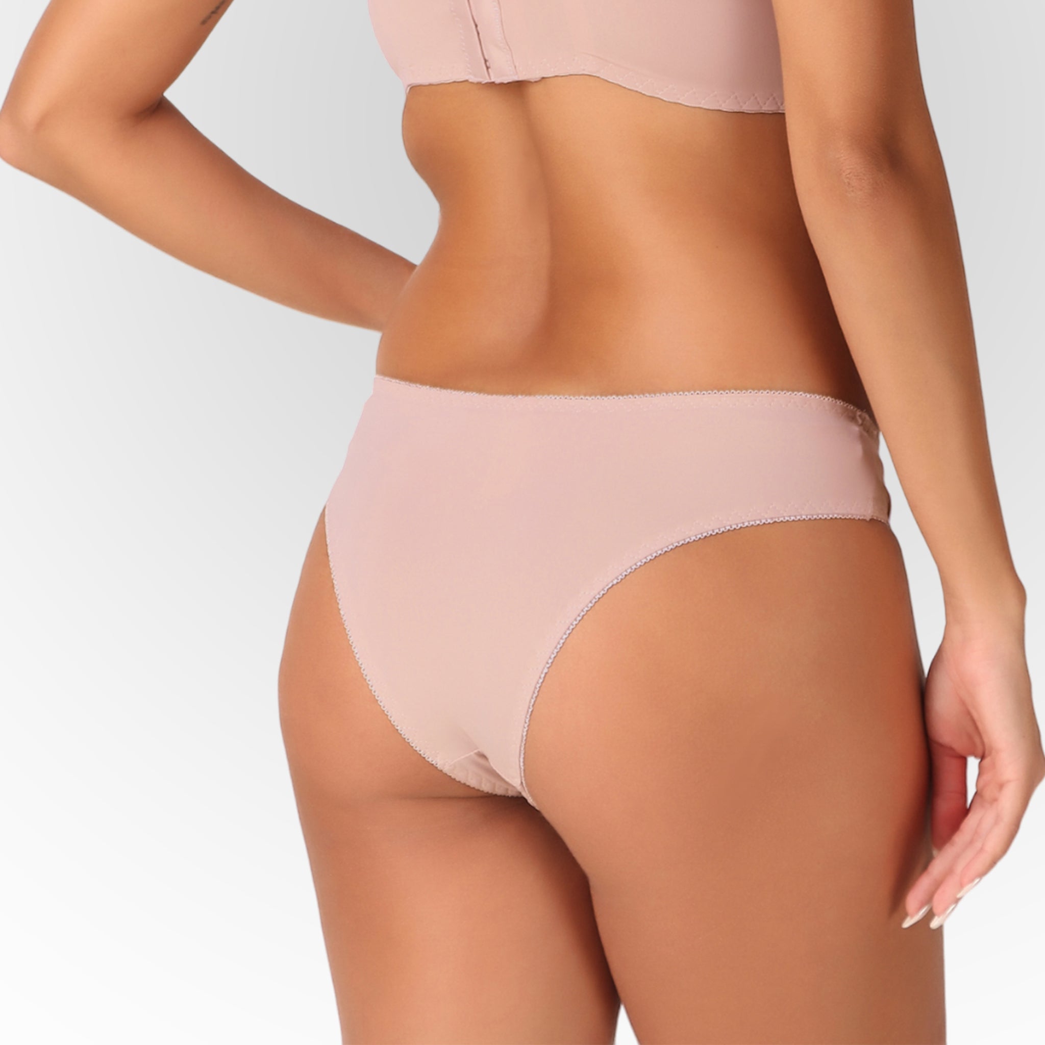 Women's Floral Lace Thong Panty – Soft Stretch, Breathable & Comfortable Everyday Wear - Pink