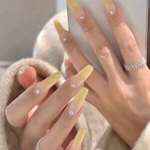 Yellow with studs