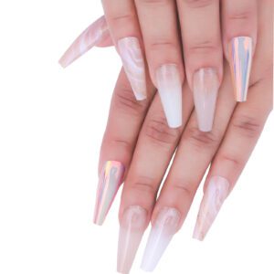 Shades of white & skin nail type
