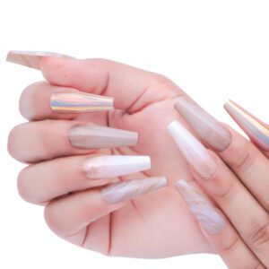Shades of white & skin nail type