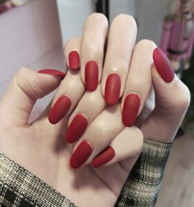 Red Wine nail design