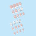 Buy Skin Color French Nail Extension 24 Pieces Set for Women