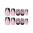 Buy Pink & Black Color Online Fake Nails in India – Secret Lives