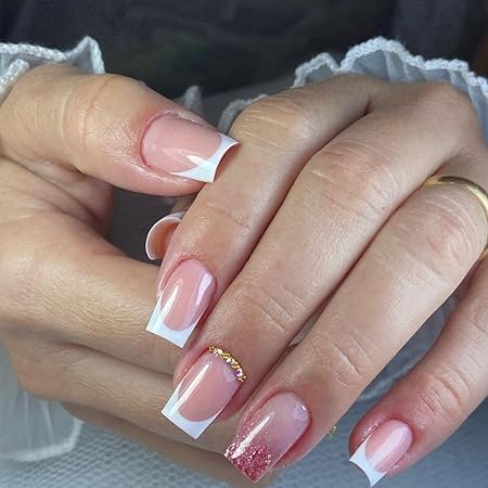 Pink Color Fake Nails Online