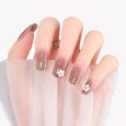 Buy Luxury Nude Brown Color Artificial Nail extension in India