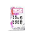 Buy Black Curve Skeleton Design Artificial Nail at Cheap Prices