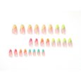 Buy Secret Lives Glossy Reusable Tips Design Fake Nails Set